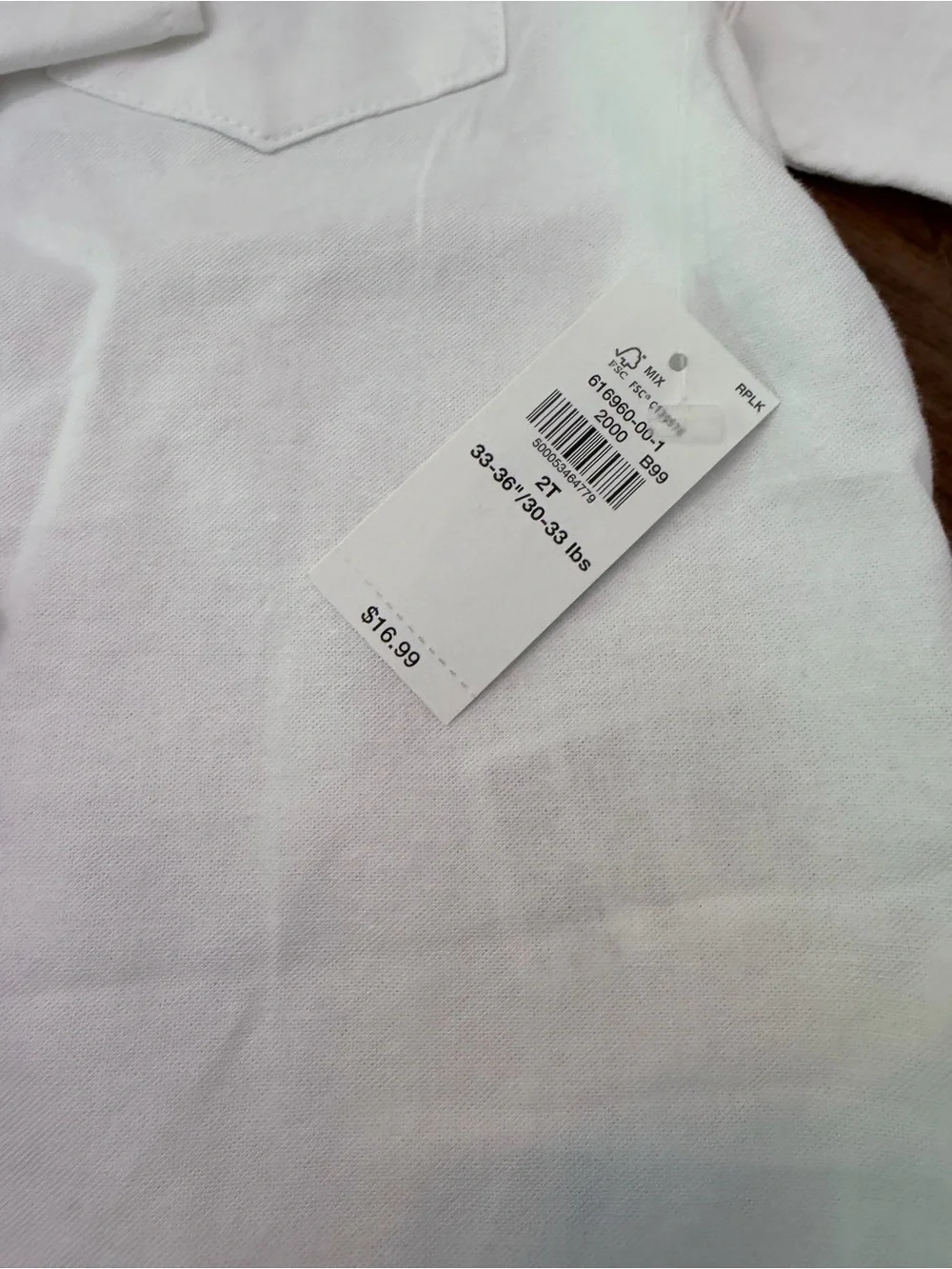 Old Navy Toddler Button-Up Shirt Bundle Size 2T – White & Light Blue